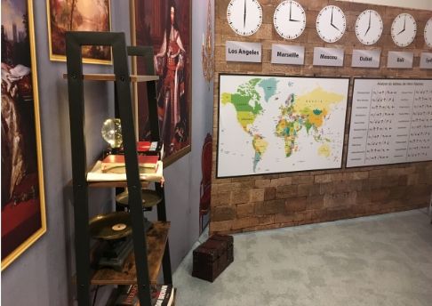 Escape game mobile avec decor