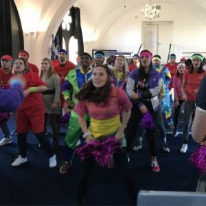 team building flash mob
