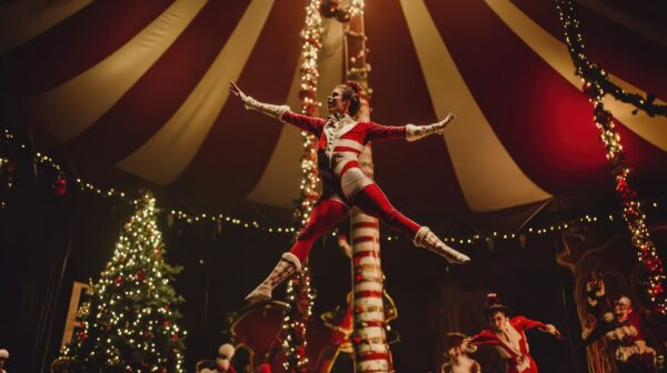spectacle de cirque de Noël